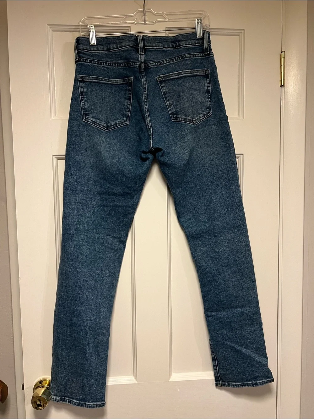 J Crew Men's Straight Jeans (style 770) - Medium Indigo Blue 30w x 32L